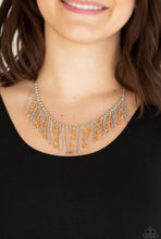 Load image into Gallery viewer, Paparazzi 💜 &quot;Harlem Hideaway&quot; -- Orange Necklace
