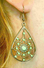 Load image into Gallery viewer, Paparazzi 💜 &quot;A Flair for Fabulous&quot; -- Green Earrings
